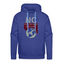 Load image into Gallery viewer, North Carolina - The World Is Yours Premium DTF Hoodie by Bear Minimal - royal blue