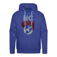 North Carolina - The World Is Yours Premium DTF Hoodie by Bear Minimal - royal blue