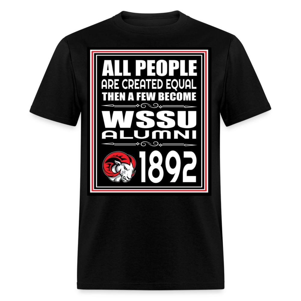 WSSU Alumni Unisex Classic T-Shirt DTG - black