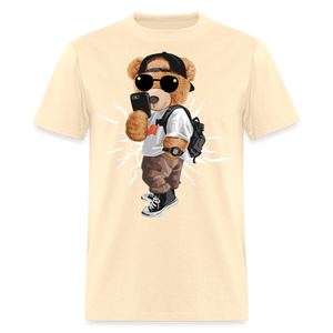 Cool Teddy Classic T-Shirt by Bear Minimal - natural