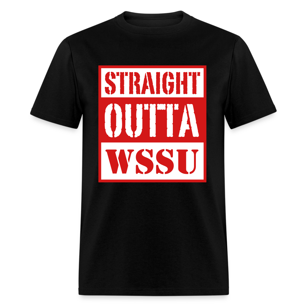 Straight Outta WSSU Classic T-Shirt - black