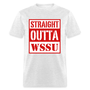 Straight Outta WSSU Classic T-Shirt - light heather gray