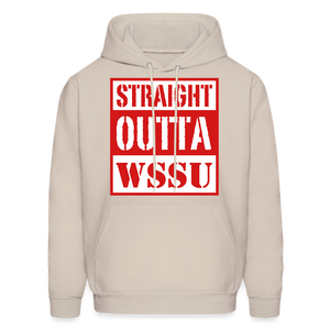 Straight Outta WSSU Hoodie by Hanes - Sand