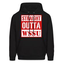 Load image into Gallery viewer, Straight Outta WSSU Hoodie by Hanes - black