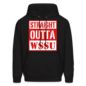 Straight Outta WSSU Hoodie by Hanes - black