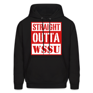 Straight Outta WSSU Hoodie by Hanes - black