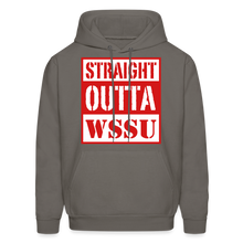 Load image into Gallery viewer, Straight Outta WSSU Hoodie by Hanes - asphalt gray