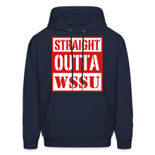 Load image into Gallery viewer, Straight Outta WSSU Hoodie by Hanes - navy