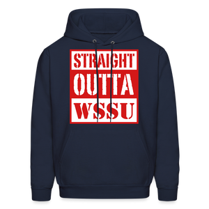 Straight Outta WSSU Hoodie by Hanes - navy