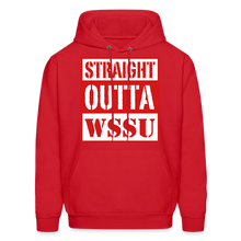 Load image into Gallery viewer, Straight Outta WSSU Hoodie by Hanes - red