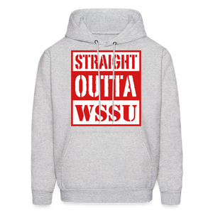 Straight Outta WSSU Hoodie by Hanes - ash 