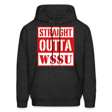 Load image into Gallery viewer, Straight Outta WSSU Hoodie by Hanes - charcoal grey