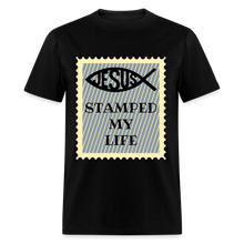 Load image into Gallery viewer, Jesus Stamp Classic T-Shirt - black