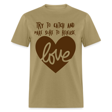 Load image into Gallery viewer, Catch &amp; Release Ebony Love - Classic T-Shirt - khaki