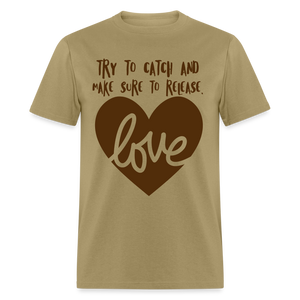 Catch & Release Ebony Love - Classic T-Shirt - khaki