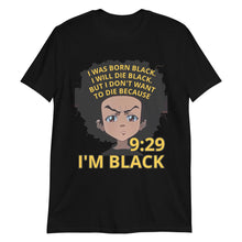 Load image into Gallery viewer, Huey Black 9:29 Short-Sleeve Unisex T-Shirt