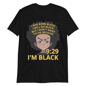 Huey Black 9:29 Short-Sleeve Unisex T-Shirt