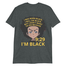 Load image into Gallery viewer, Huey Black 9:29 Short-Sleeve Unisex T-Shirt