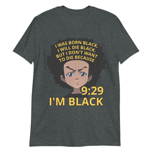 Huey Black 9:29 Short-Sleeve Unisex T-Shirt