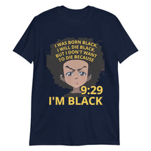 Load image into Gallery viewer, Huey Black 9:29 Short-Sleeve Unisex T-Shirt