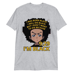 Huey Black 9:29 Short-Sleeve Unisex T-Shirt