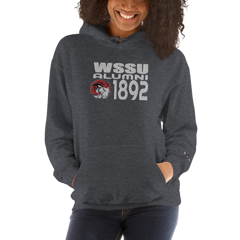 WSSU ALUMNI Embroidered Hoodie by Bear Minimal