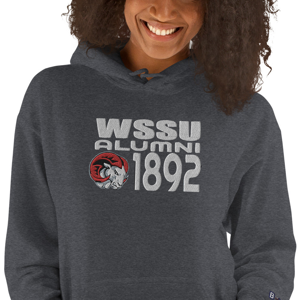 WSSU ALUMNI Embroidered Hoodie by Bear Minimal