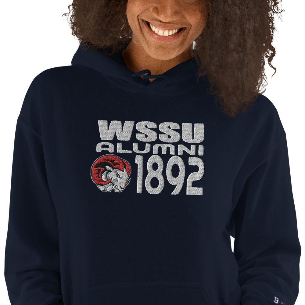 WSSU ALUMNI Embroidered Hoodie by Bear Minimal