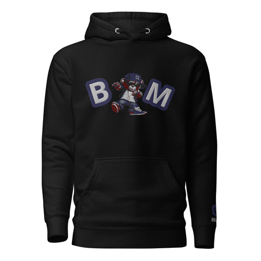 Bear Minimal Female Embroidered Hoodie