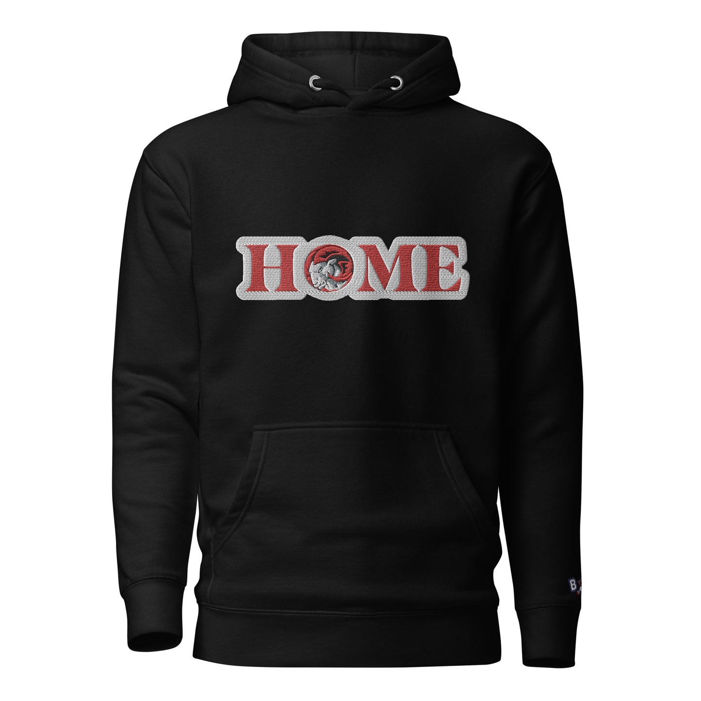Home Ram Embroidery Hoodie by Bear Minimal