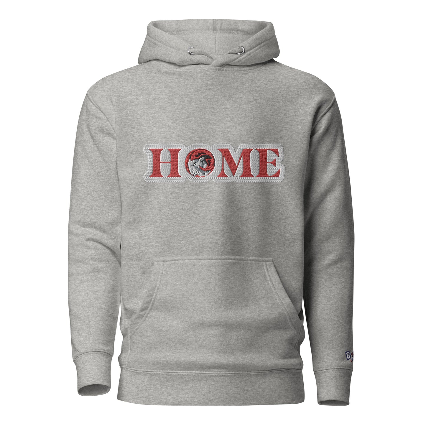 Home Ram Embroidery Hoodie by Bear Minimal