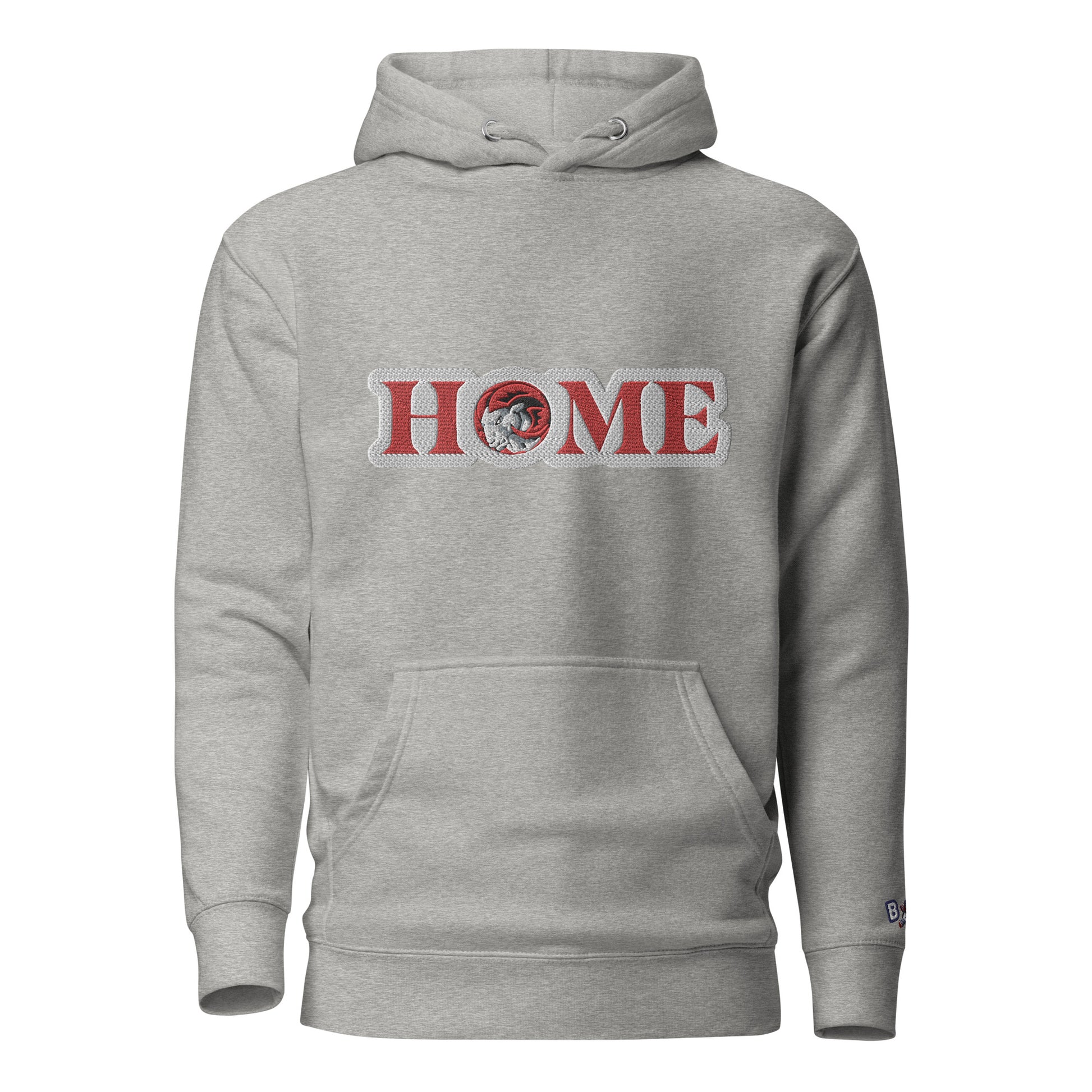Home Ram Embroidery Hoodie by Bear Minimal