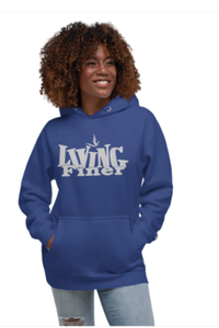 Living Finer Embroidery Hoodie by ReCet