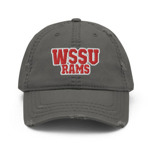 WSSU RAMS Distressed Hat by ReCet