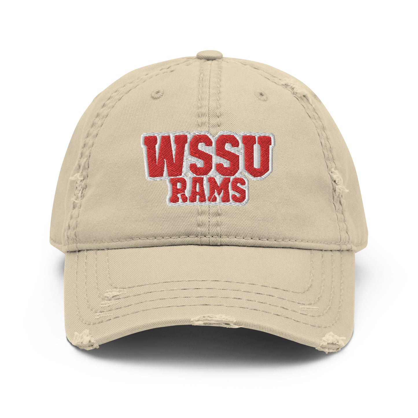 WSSU RAMS Distressed Hat by ReCet