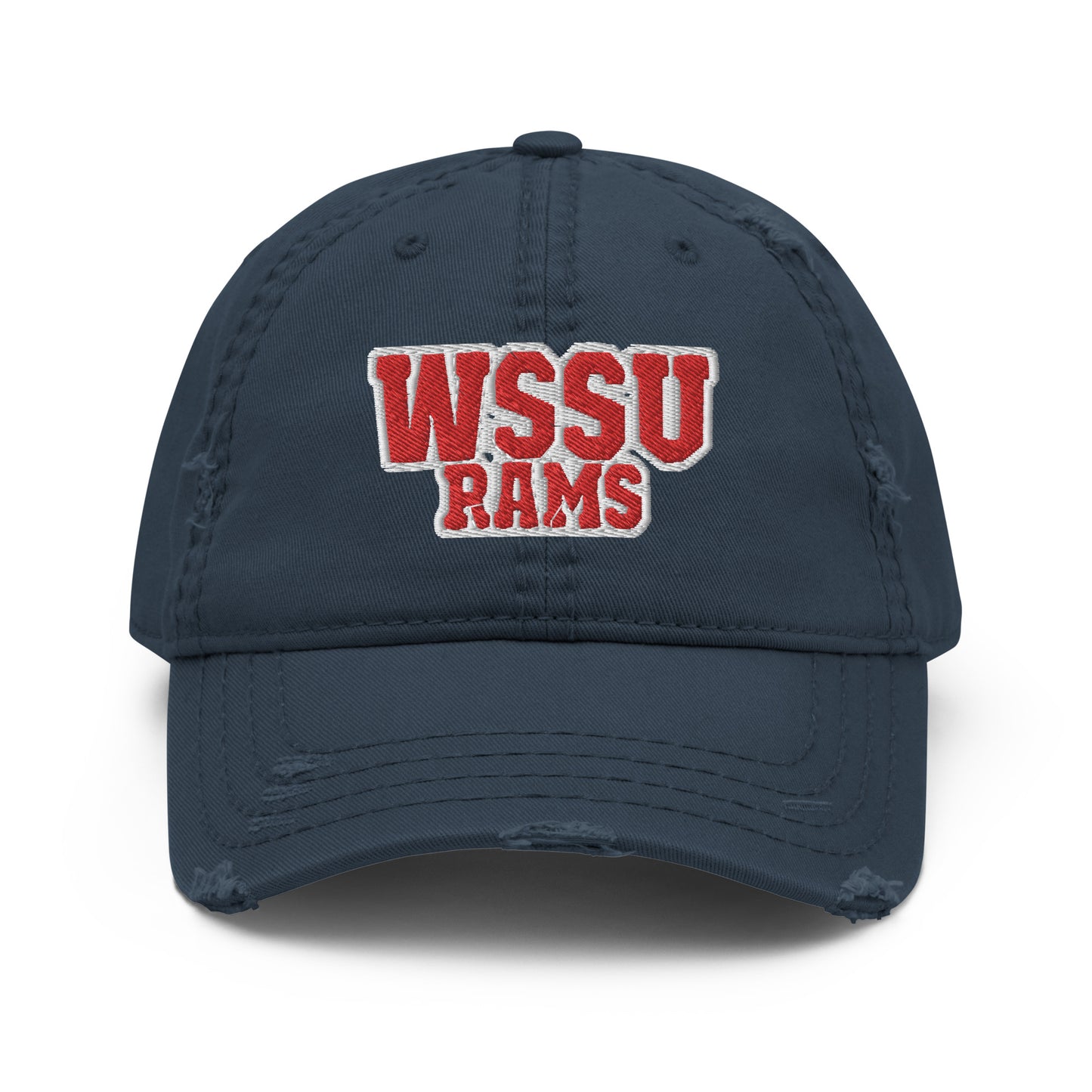WSSU RAMS Distressed Hat by ReCet