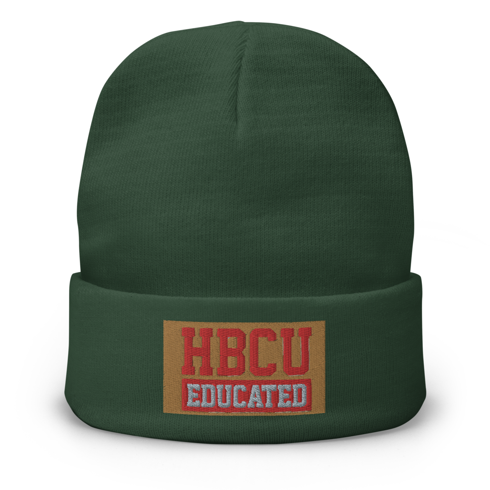 HBCU Educated Embroidered Beanie