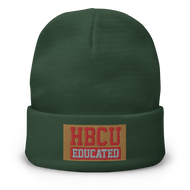 HBCU Educated Embroidered Beanie
