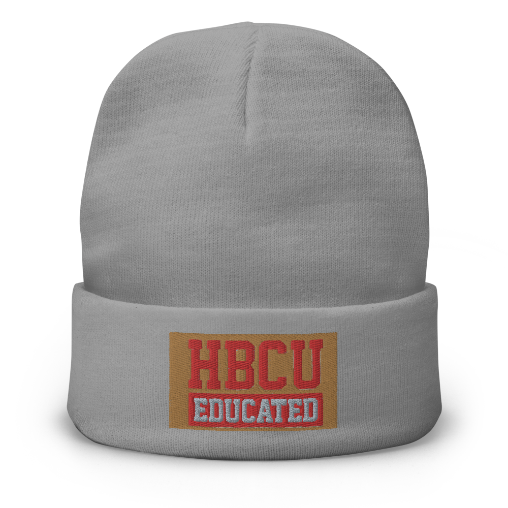 HBCU Educated Embroidered Beanie
