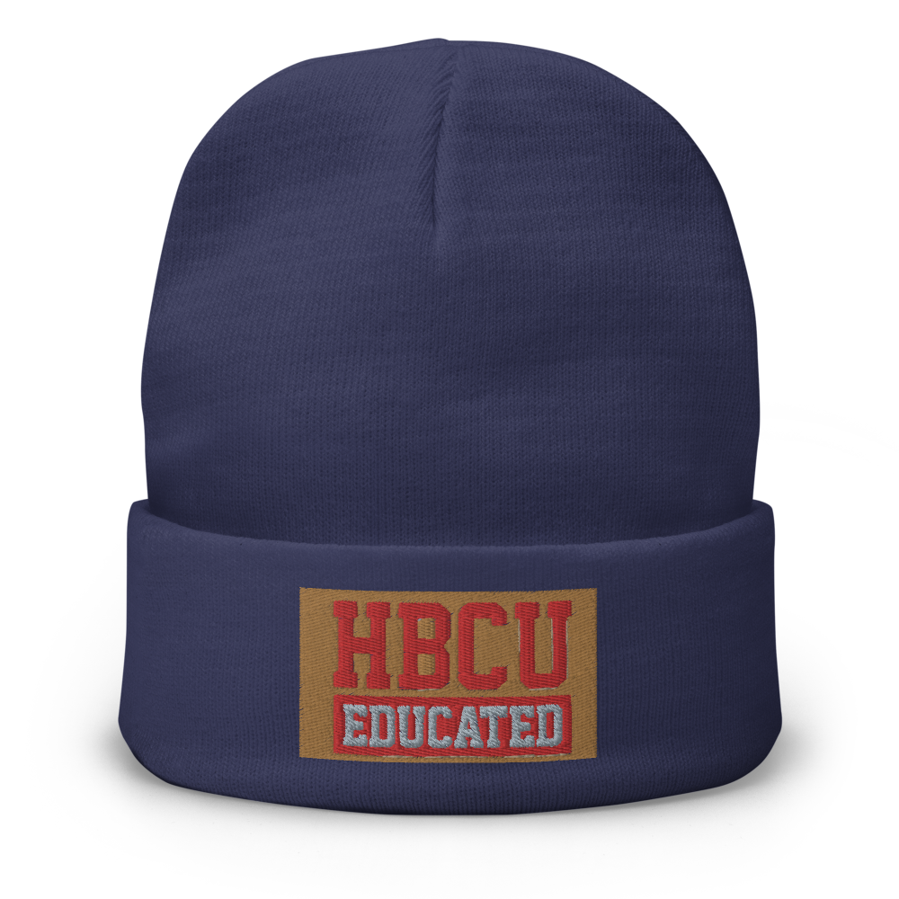 HBCU Educated Embroidered Beanie