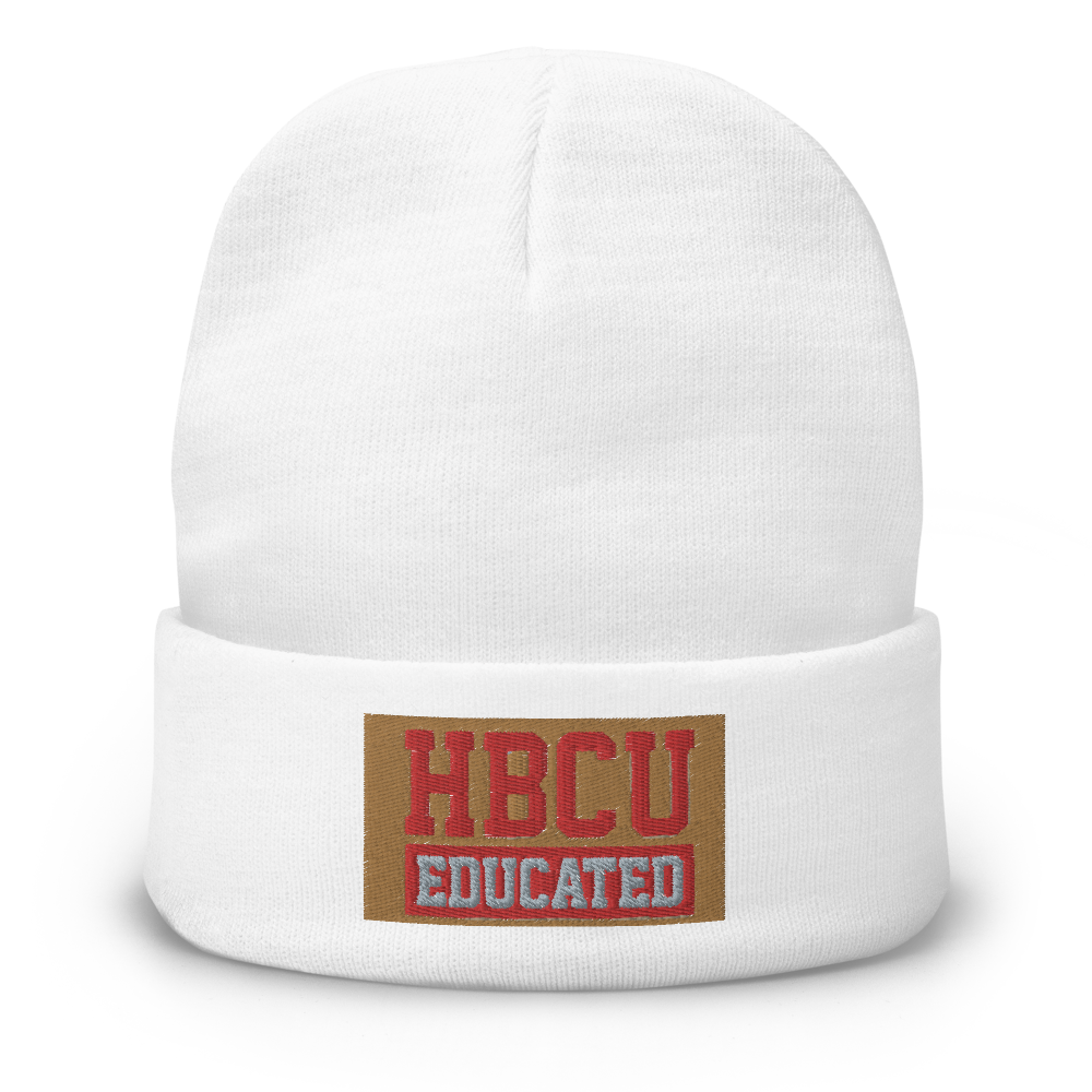 HBCU Educated Embroidered Beanie