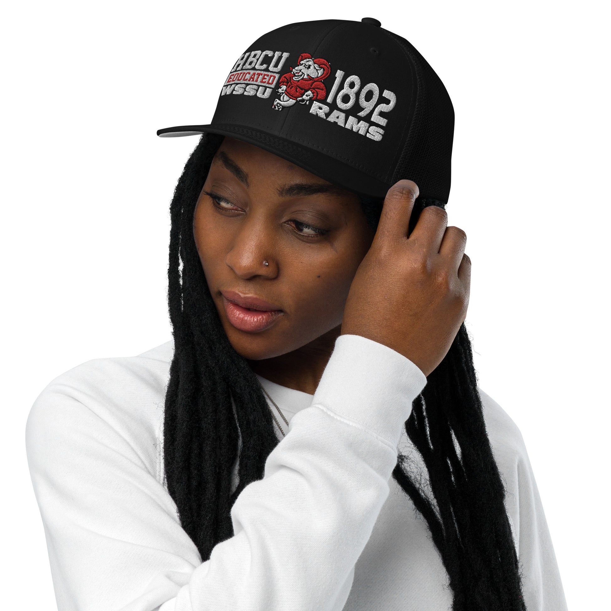 Ram-Fam Embroidery Mesh back Trucker Cap by ReCet