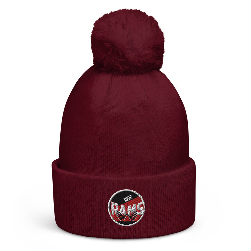 RAMS Pom Pom Beanie
