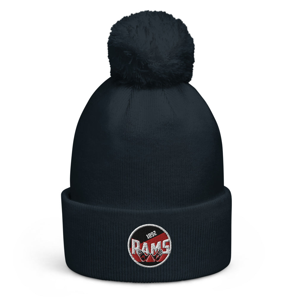 RAMS Pom Pom Beanie