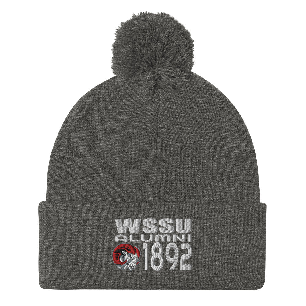 WSSU ALUMNI Pom-Pom Beanie