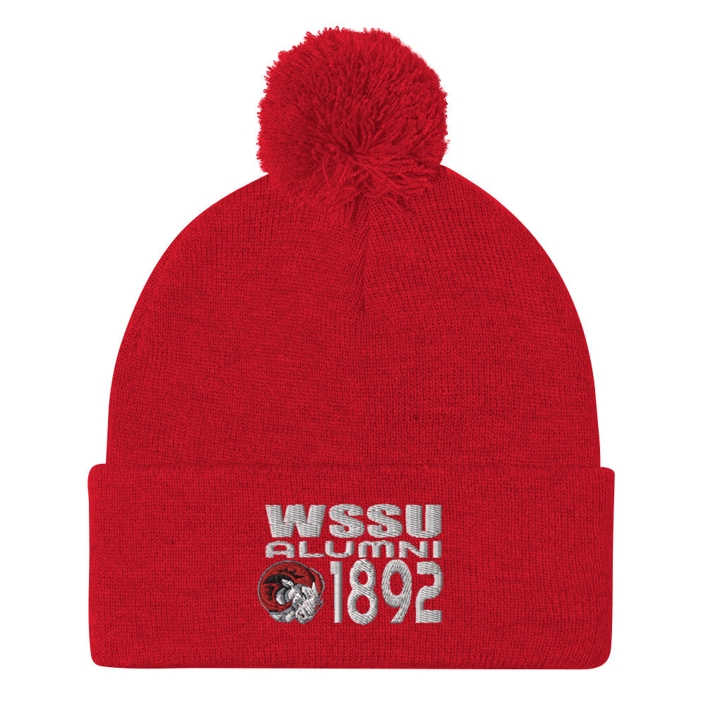 WSSU ALUMNI Pom-Pom Beanie