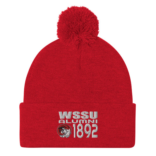 WSSU ALUMNI Pom-Pom Beanie