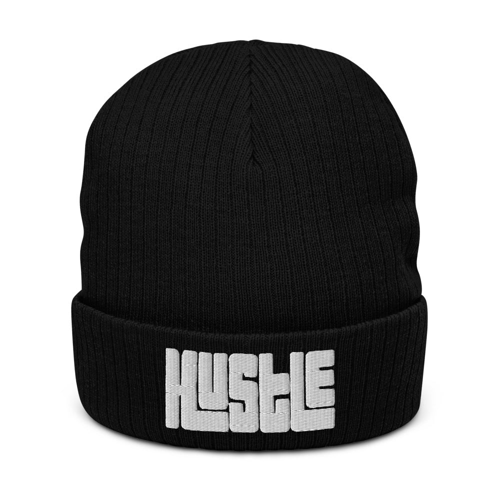 Hustle Recycled cuffed beanie