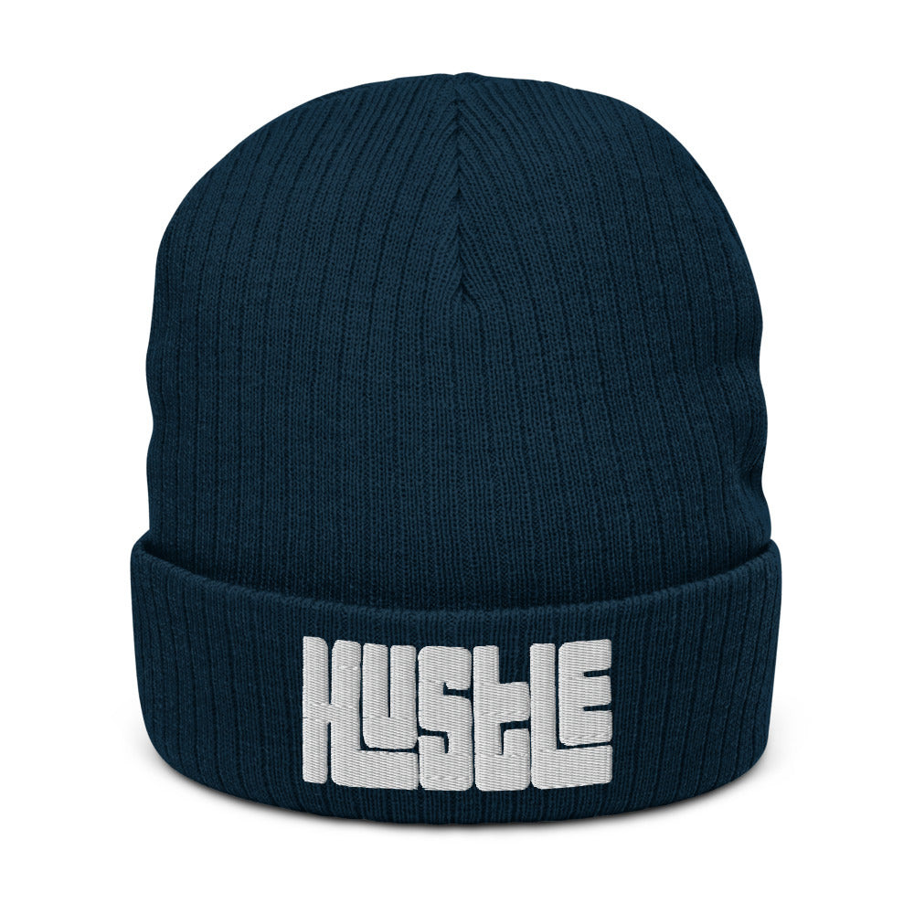 Hustle Recycled cuffed beanie