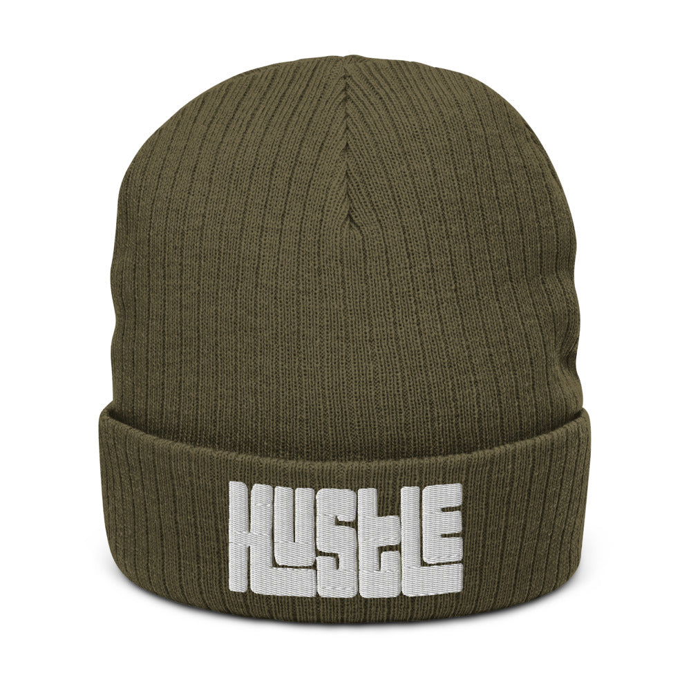 Hustle Recycled cuffed beanie
